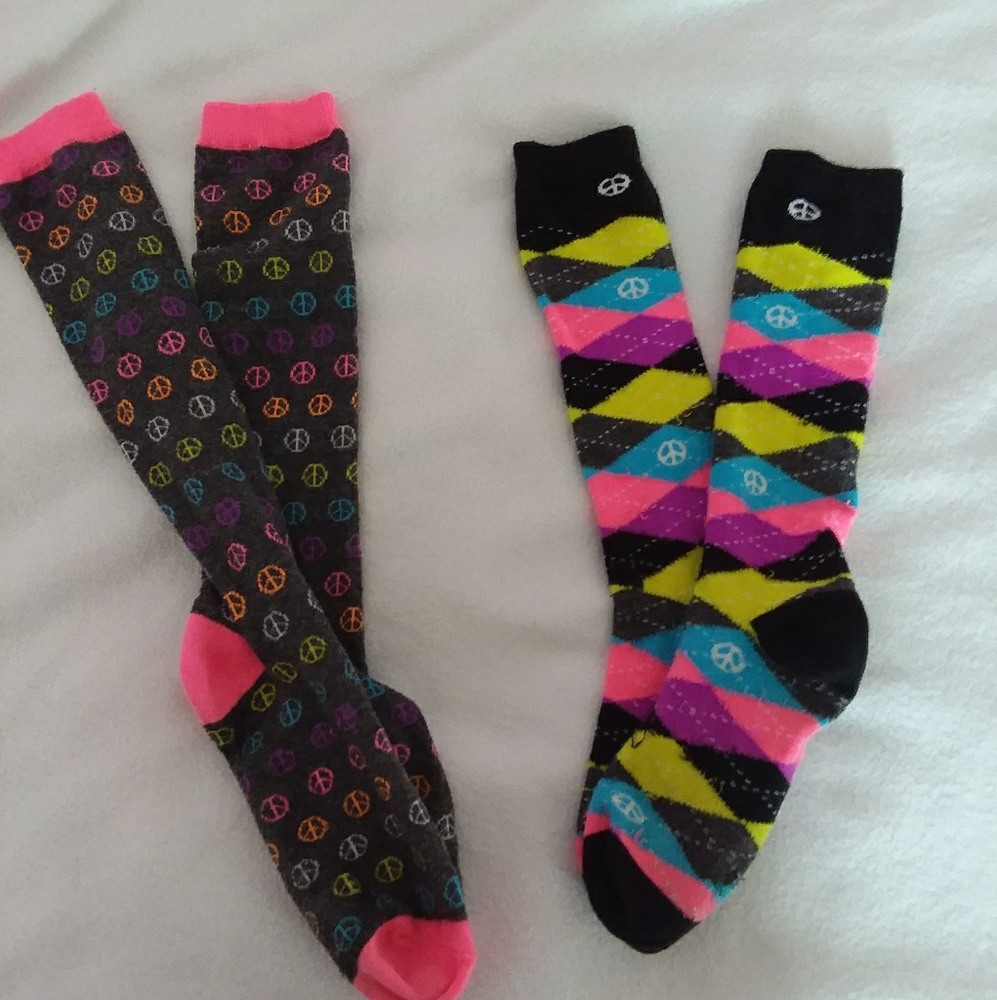 2 Pairs Knee High Socks